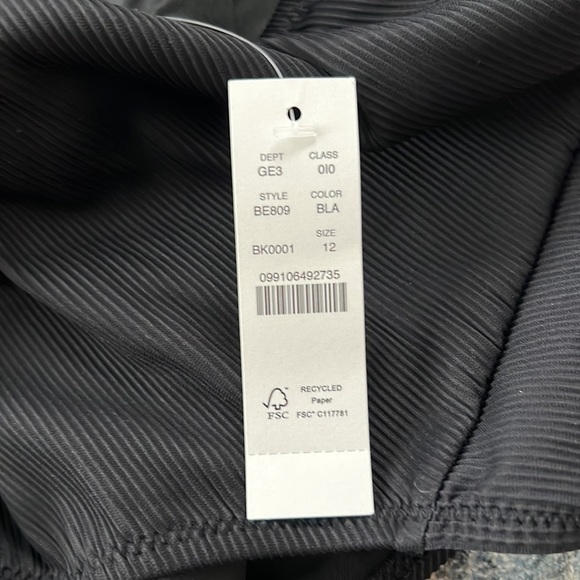 NWT JCrew Ribbed squareneck one-piece bathing suit size 12 - Picture 5 of 5